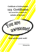 certificate template for kids