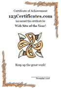 locking certificate border