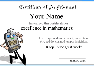 human calculator award