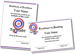 top reader certificate