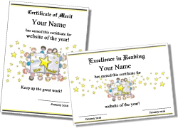 phonics certificate