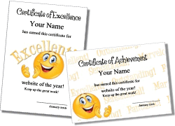 Cute Printable Certificate Templates for Kids